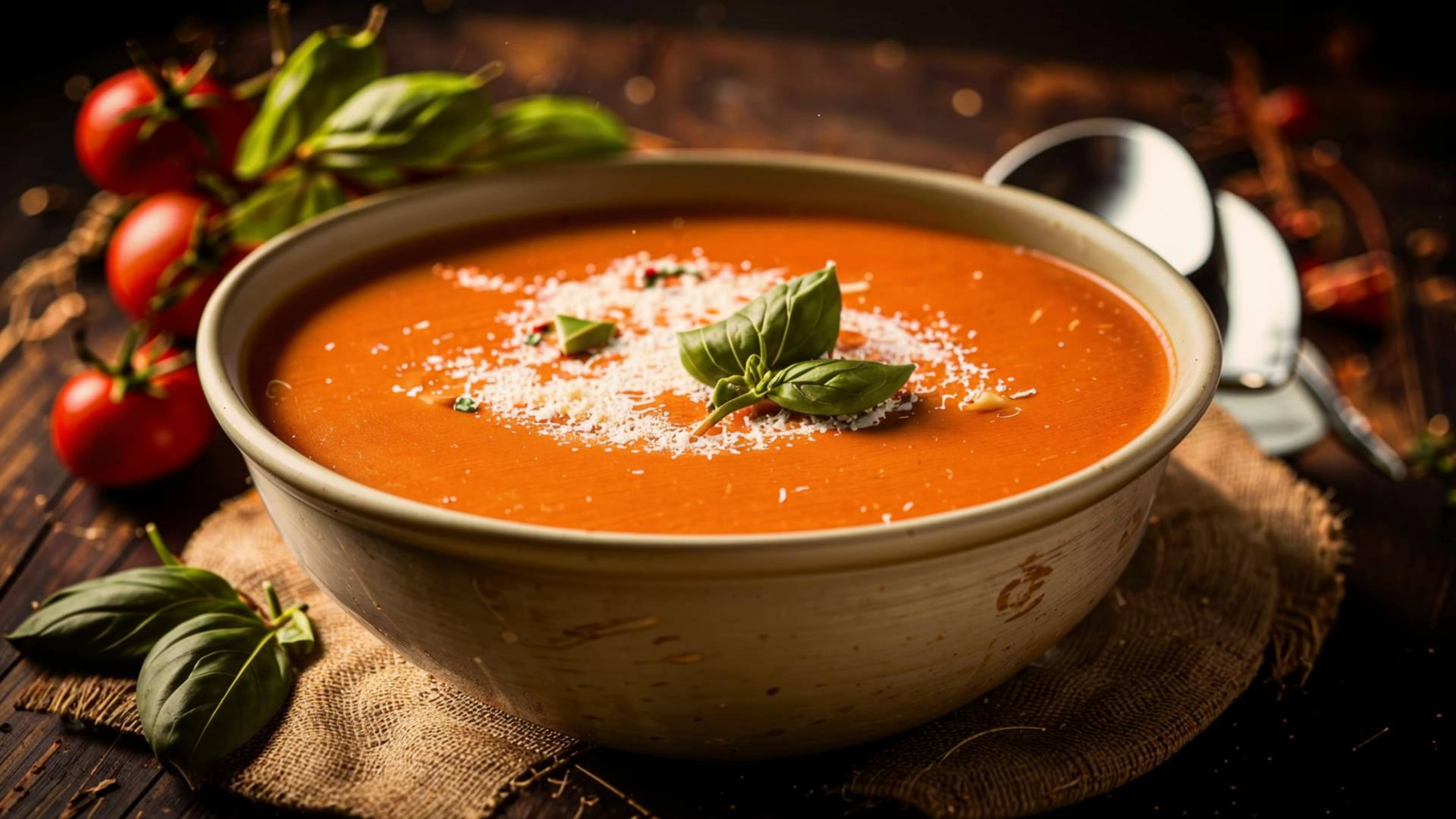 Самый яркий и насыщенный томатный суп! 🍅🍜