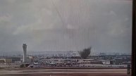Кадры момента, когда ракета, выпущенная хуситами из Йемена, поразила аэропорт Бен-Гурион в Тель-Авив