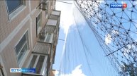 В Шебекино завершается монтаж антидроновых сетей