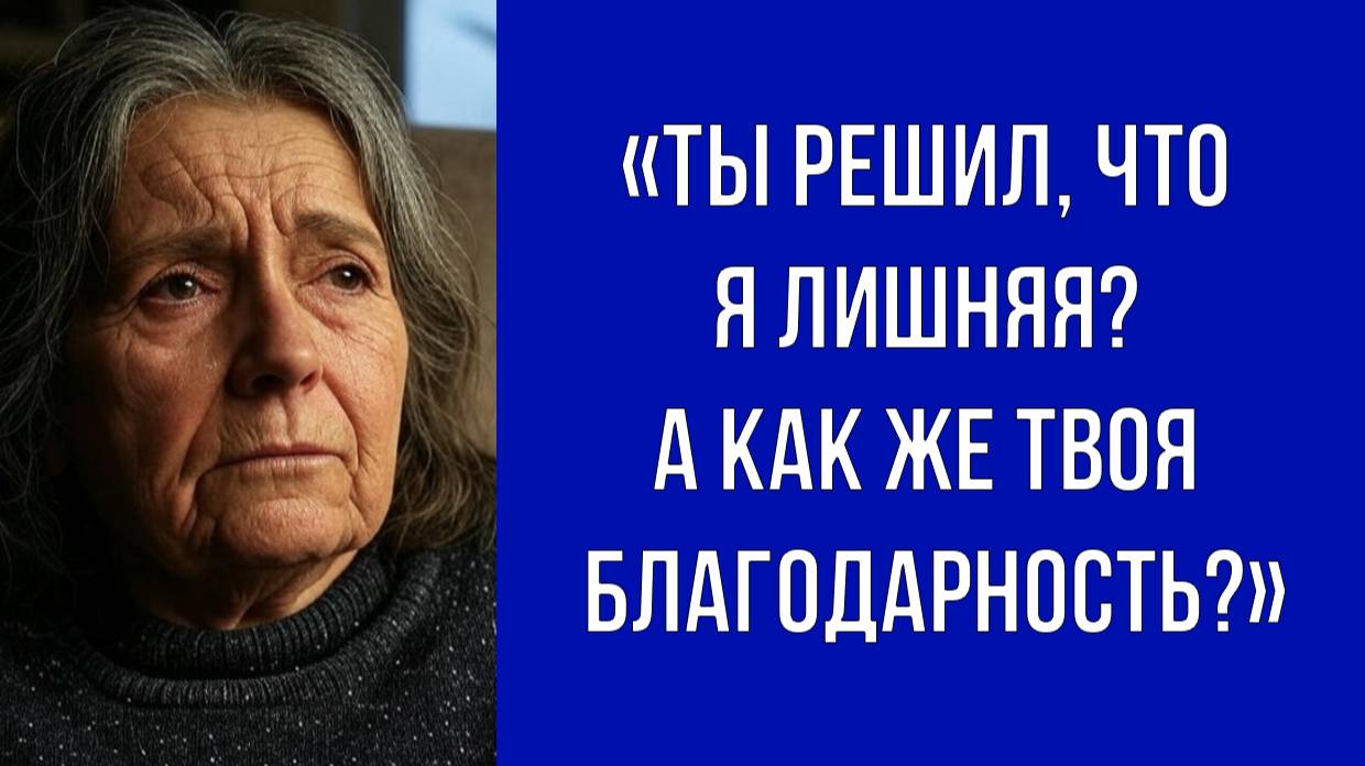 Я всю жизнь тебе отдала, а теперь это моя судьба — мама не могла простить
