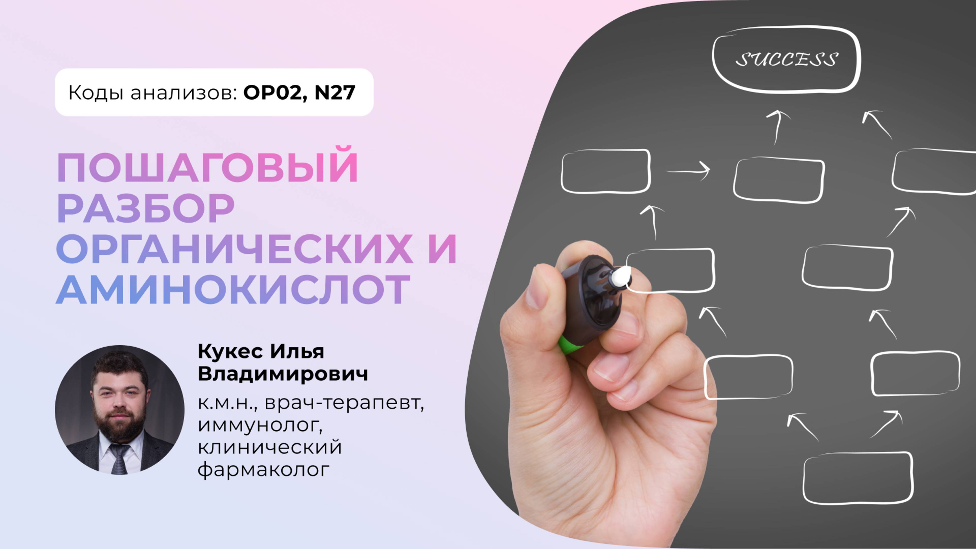 Разбор анализов на органические и аминокислоты: пошаговое руководство для врача. Кукес И.В.