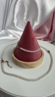 Комплект "Жемчужина гарема": колье и браслет от Xuping Jewelry
