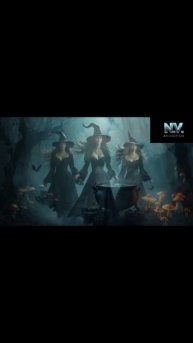 анимация N.V. animation ведьмы магия
