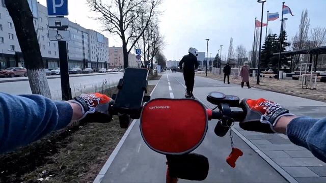 Покатушка с ребятами из Тг. Нарезка моментов + прогулка по Ленина! Kugoo M4 Pro+, Пермь, 12.04.2024