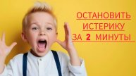 Как успокоить детскую истерику за 2 минуты?