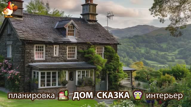 Сказочный дом мечты – 3D идея для вдохновения с планировкой и интерьером 🏡🏚️🏠 вариант (102)