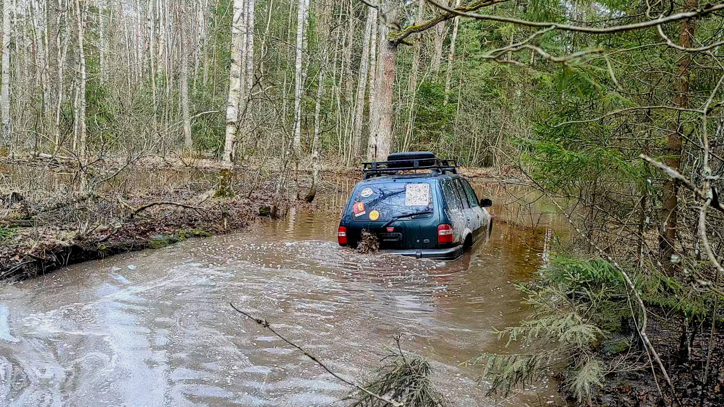 Разведка маршрута по местам боёв 50-й Армии