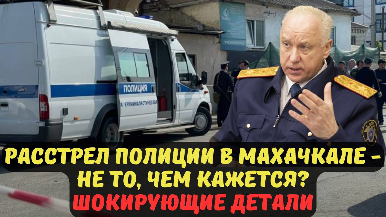 РАССТРЕЛ ПОЛИЦИИ В МАХАЧКАЛЕ - НЕ ТО, ЧЕМ КАЖЕТСЯ? ШОКИРУЮЩИЕ ДЕТАЛИ