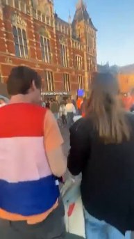 Обстановка этой весной в центре Амстердама