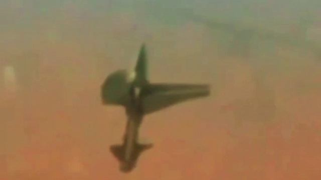 Видео с учебного полета на штурмовом самолете где-то над Невадой, США.