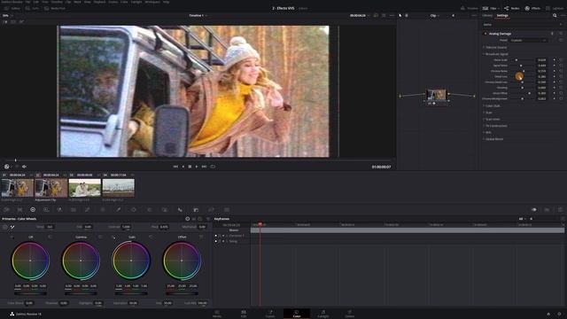How to make VHS EFFECT in Davinci Resolve Studio 19 Tutorial