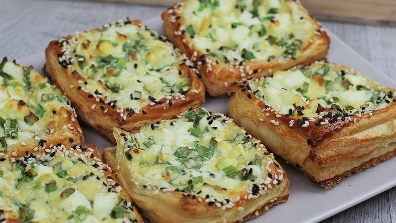 🥐 5 КРУТЫХ РЕЦЕПТОВ ИЗ ГОТОВОГО СЛОЁНОГО ТЕСТА – Быстро и вкусно!