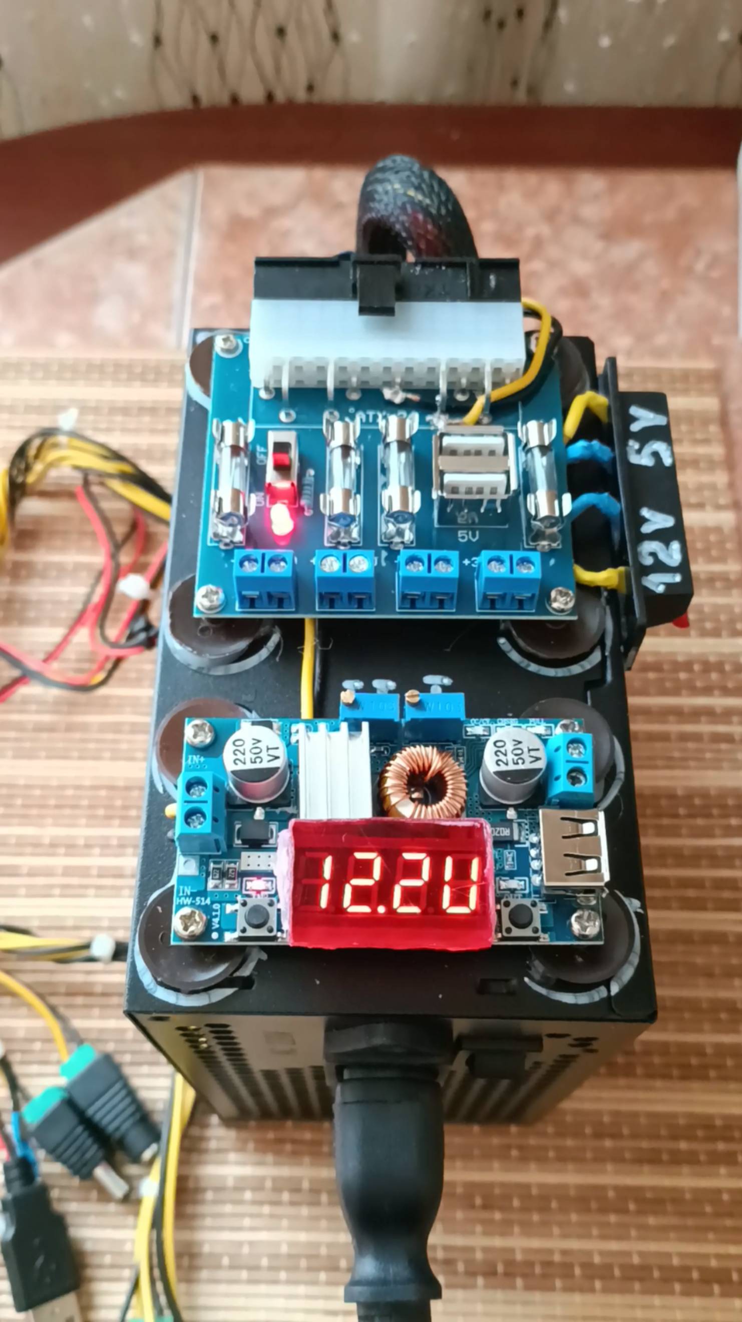 Прокаченный блок питания от ПК.