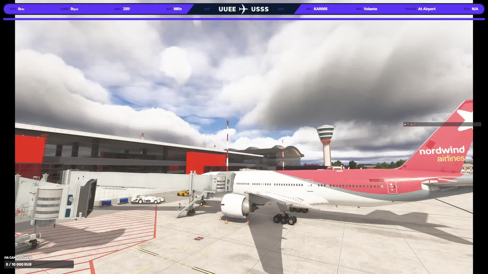 MSFS 2024 PMDG 777-200ER, KAR005, Vatsim, Moscow(UUEE) - Yekaterinburg(USSS)