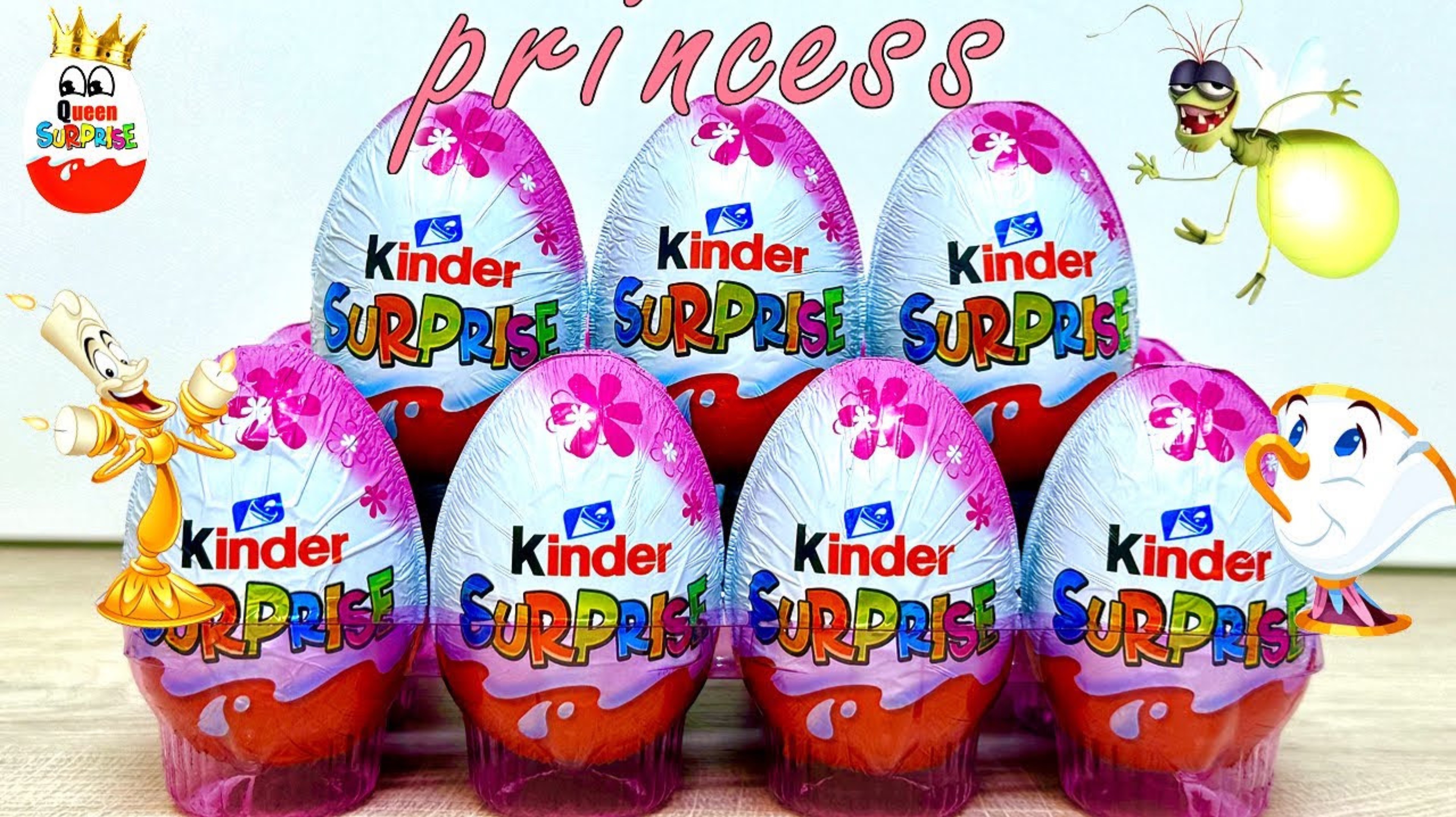 Киндер Сюрприз Принцессы Диснея! Disney Princess Kinder Surprise Eggs, все Игрушки🔥