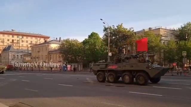 🇷🇺Утренняя генеральная репетиция на Красной площади Парада Победы с использованием техники ВС РФ😎