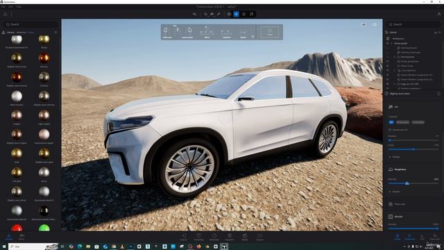 2-3 -Creating a Detailed Cinematic Car Scene