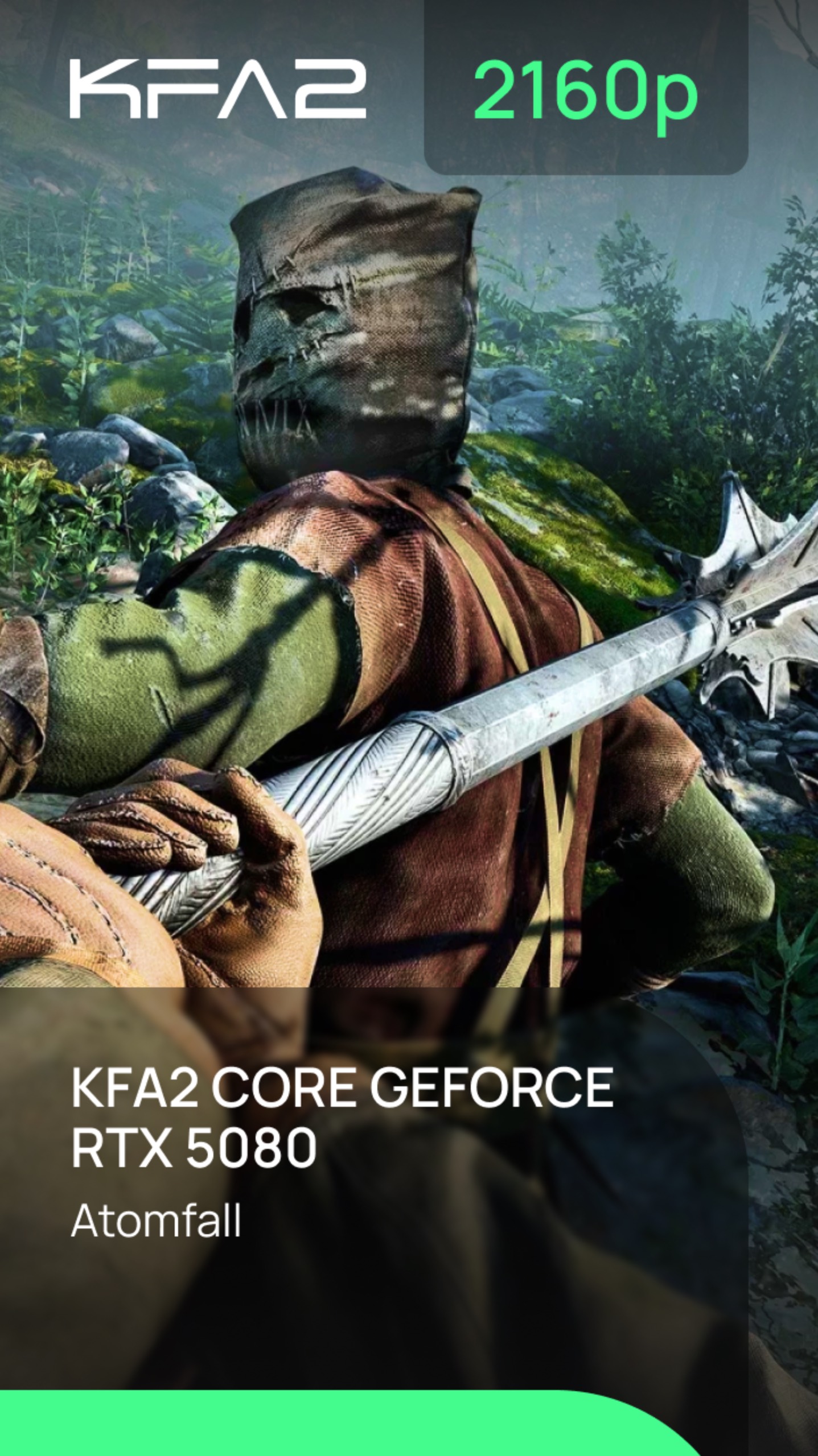 Atomfall | KFA2 CORE GeForce RTX 5080 Black | 2160p (4K) разрешение