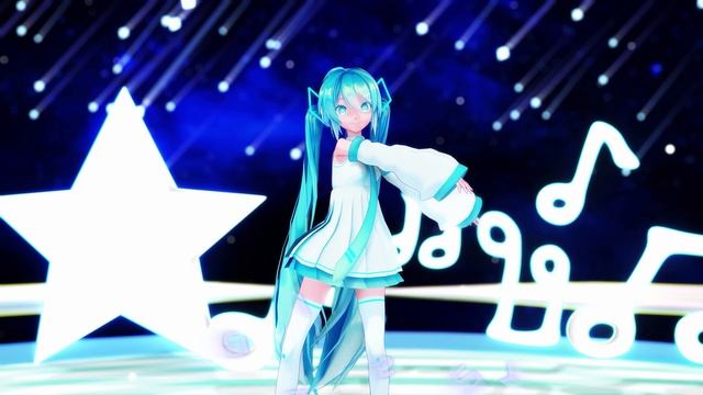 Miku Hatsune - Blue Star 4K