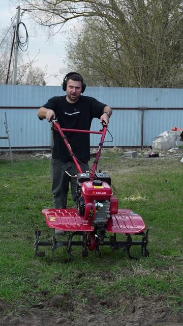 Культиватор бензиновый ASILAK SL-85BL (арт. AS2312-1) колёса 4.00-10 AS2315-2