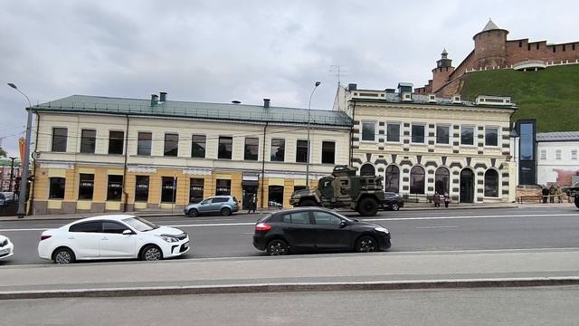 Подготовка к Дню Победы. Парад Техники у Кремля. Нижний Новгород.