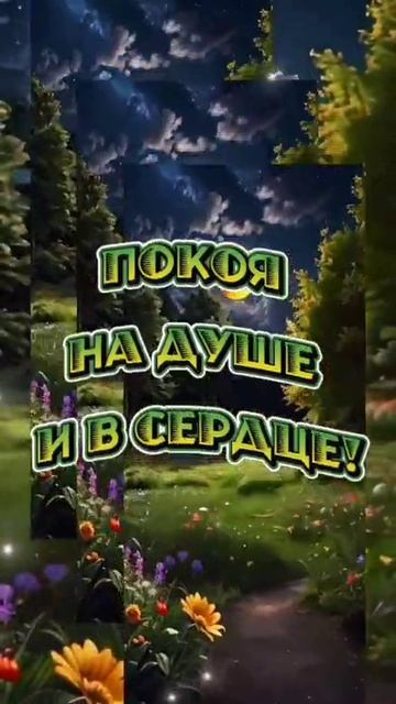 Спокойной ночи