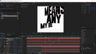 3D-камера ТЕКСТОВАЯ АНИМАЦИЯ After Effects