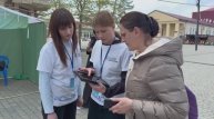 Волонтеры Крымского района помогают проголосовать за проекты благоустройства