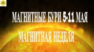 🌪 МАГНИТНЫЕ БУРИ 5–11 МАЯ 2025: Полный прогноз по дням