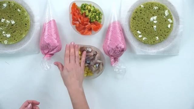 Свекольно-сырный крем для закусочного торта