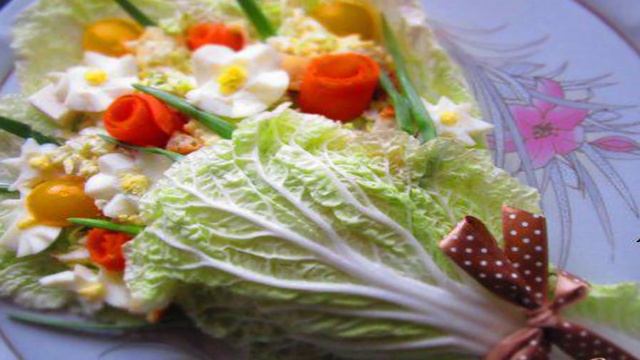 Салат Букет для любимой