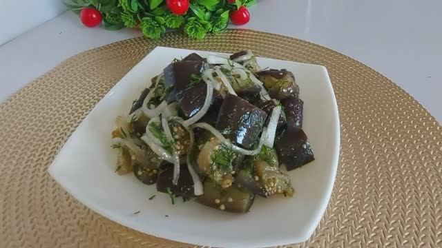 Эти БАКЛАЖАНЫ летят на ура! Отличный рецепт баклажанов! Очень вкусные маринованные баклажаны! #салат