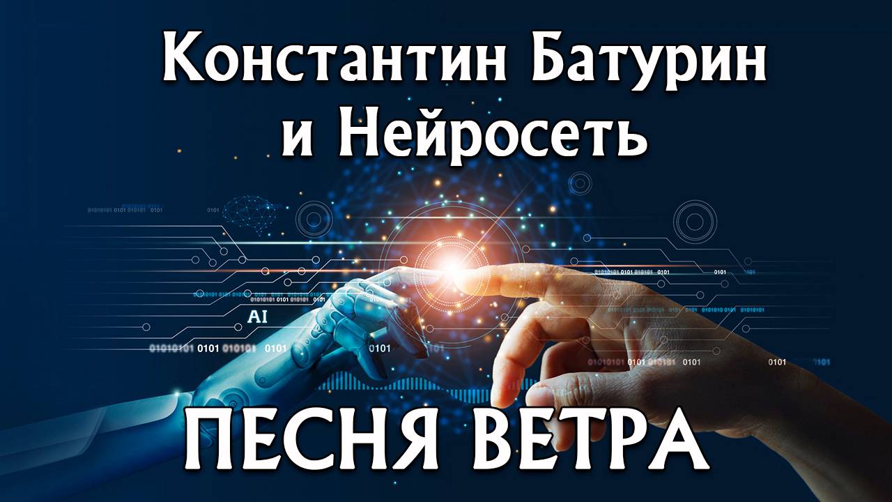 ПЕСНЯ ВЕТРА - Константин Батурин и Нейросеть