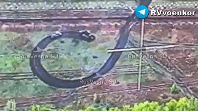 🇺🇦⚔️🇷🇺⚡Движение техники врага у «зубов дракона» у Нового Пути в Курской области