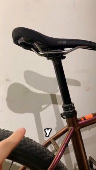 📹 Как совместить подседельную сумку и дроппер пост 🚴♂️