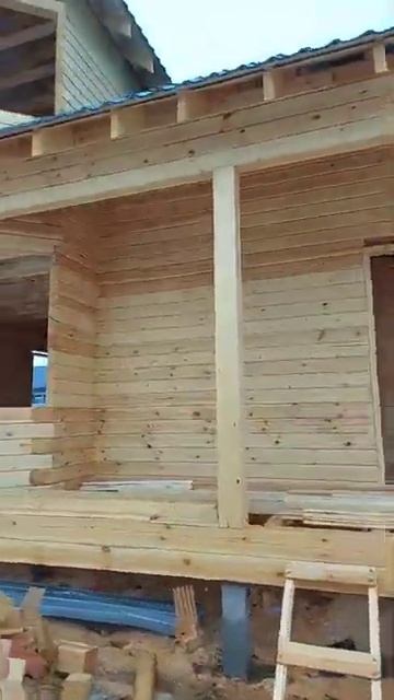 Видеоотчет о строительстве дома из бруса 6х9 СК Древ Сектор