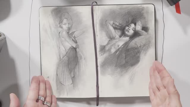 Художник Jeremy Mann рассказывает о своем творчестве. Проект The Sketchbook Series