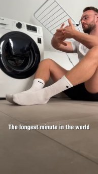 The longest minute in the world.