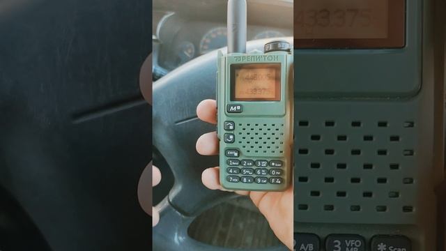 Рация Репитон   AR 1992 как установить две рабочие частоты.