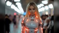 Catwalk. Life of Biorobots. Beautiful AI ART , Photography and inspiring Music