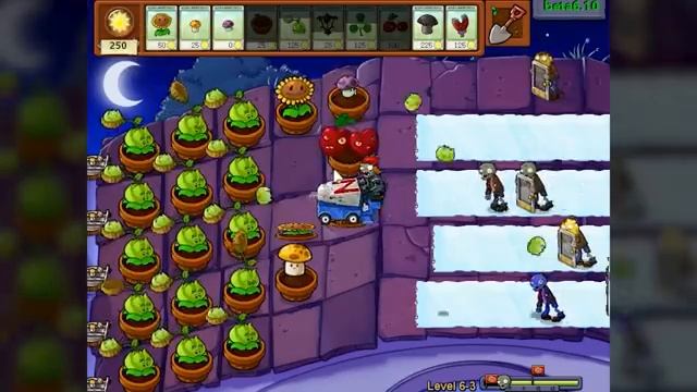 НЕВОЗМОЖНАЯ ЛОКАЦИЯ в Cамом БЕЗУМНОМ моде для Plants Vs. Zombies! (Ночная крыша в Brutal EX Mode)