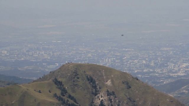 Алма-Ата. Вид на город с высоты