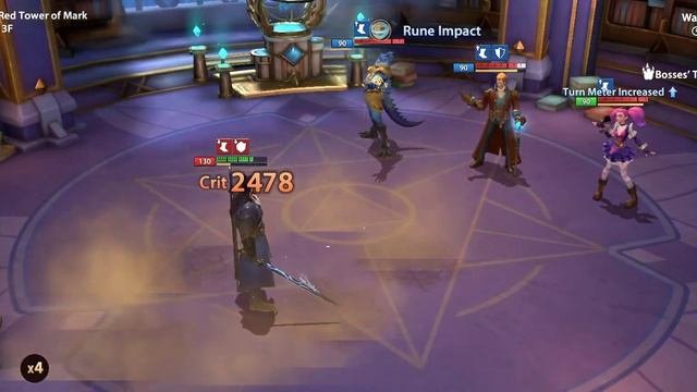 Развитие аккаунта с 0 на 4 сервере БЕЗ ДОНАТА F2P - День 5 Топим по миссиям в Infinite Magicraid