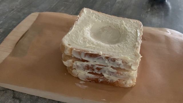 Бутерброд с хрустящей корочкой 👍😊😋