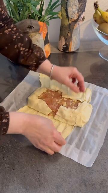 🫔 Слоёный пирог с курицей и сыром