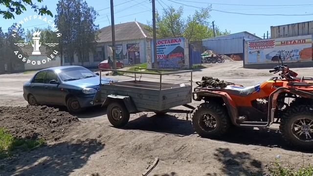 Волонтеры «Ленинградского добровольца» доставили гумпомощь жителям Старомлиновки и Орлинского