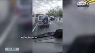 Перевернувшаяся «Газель» затруднила движение на Мамайском перевале в Сочи 6 мая