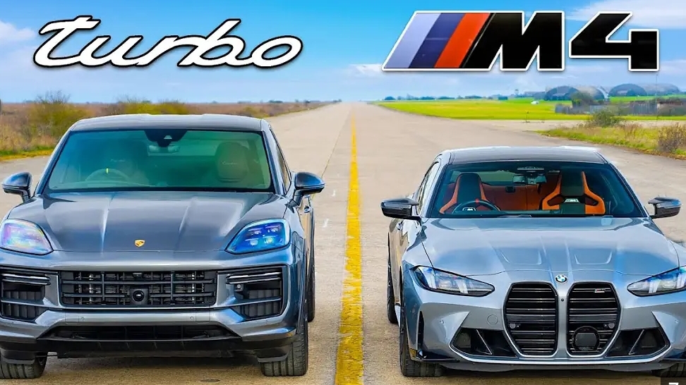 Кто победит BMW M4 или Porsche Cayenne Turbo?