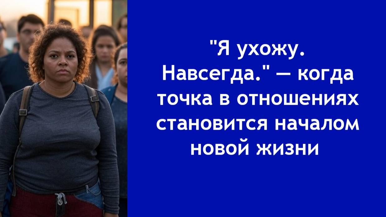 Больше ждать нельзя. Время уйти