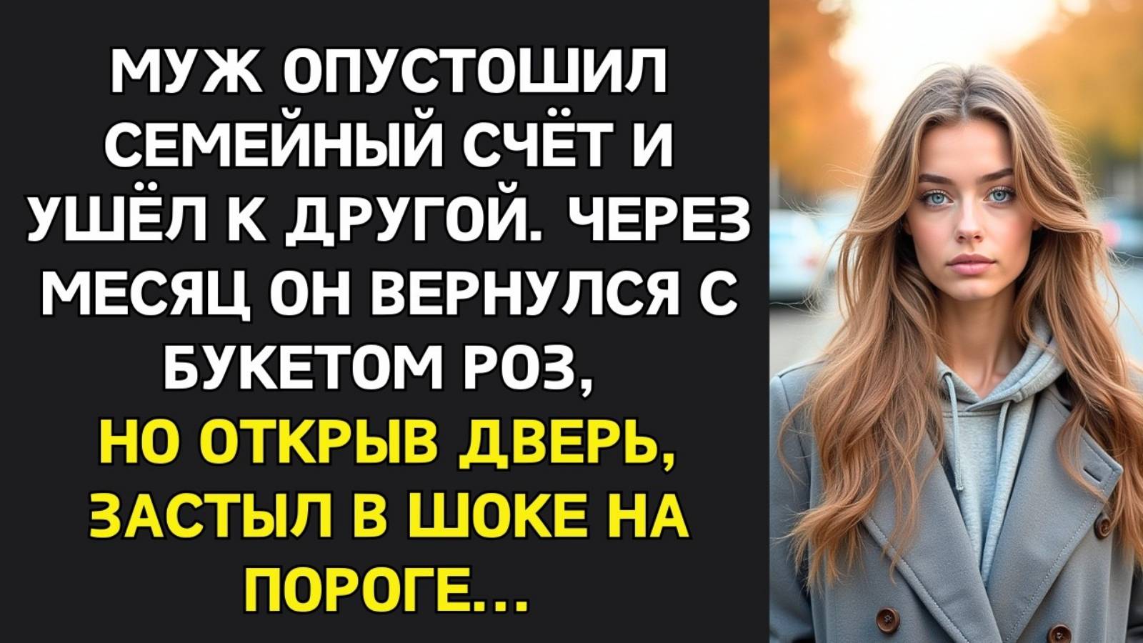 Истории из жизни. Я забираю все деньги с нашего счёта Жизненные истории, Аудио рассказы слушать